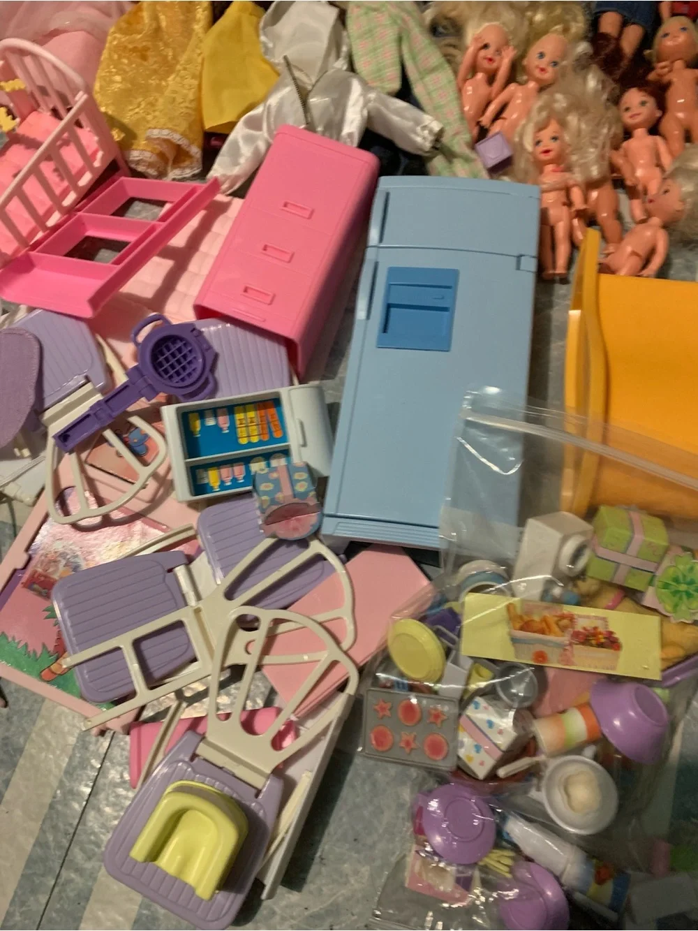 Huge Barbie Mattel 90’s & 2000’s Vintage Dolls, Clothing, Furniture ETC